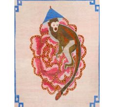 Celeste Pink Turkish Handmade Wool Rug